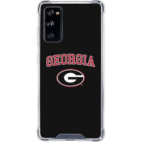 University of Georgia Collegiate Text Galaxy S20 FE Clear Case